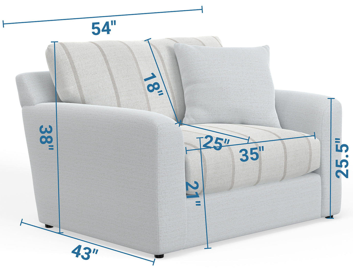 Lindsey - Chair & 1/2