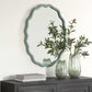 Isly - Robin's Egg Oval Mirror - Blue