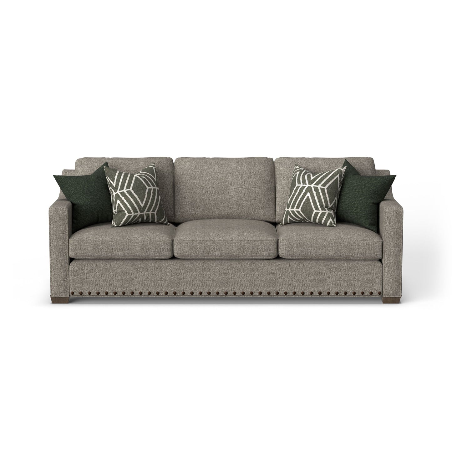 Milo - Fabric Sofa With Nailhead Trim