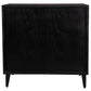 Abba - Herringbone Accent Chest - Dark Brown