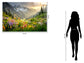 Alpine Wildflower Misty Tempered Glass - Green / Gold