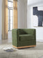 Jersonlow - Swivel Chair - Forest Green