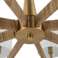 Lautoka - Rattan 8 Light Chandelier - Light Brown