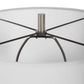 Dakota - Crackle Table Lamp - White