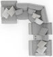Abraxas - 6 Piece Reclining Sectional