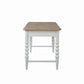 Turnberry Park - Writing Desk - Washed White & Toasted Oat