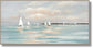 Harbor Drift - 28" x 55" Framed Wall Art - Light Blue