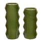 Meander - Vases (Set of 2) - Green