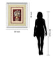 Traditional Il By Vivian Flasch - Mirror Framed Print Wall Art - Beige