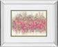 Crossing Abstract II Mirror Framed By DanMeneely - Pink