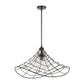 Whirlwind - 1 Light Indoor-Outdoor Pendant - Dark Bronze
