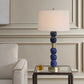 Bellore - Glaze Table Lamp - Blue