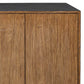 Kelvin - 5 Door Wood Media Console - Light Brown