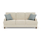 Moxy - Fabric Sofa, T-Shaped Seat Cushion, Straight Track Arms