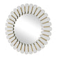 Miran - Glass Round Mirror - White