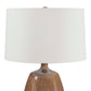 Vinson - Glossy Table Lamp - Brown