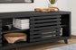 Danziar - Extra Large TV Stand - Black