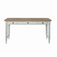 Turnberry Park - Writing Desk - Washed White & Toasted Oat
