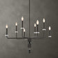 Ebony - Elegance 8 Light Chandelier - Black
