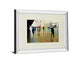 New York State Of Mind By Tate Hamilton - Mirror Framed Print Wall Art - Beige