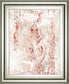 22x26 World Traveler Textile IV By June Erica Vess - Pink