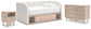 Arloster - 3 Pc. - Twin Day Bed With Storage, Dresser And Nightstand - White