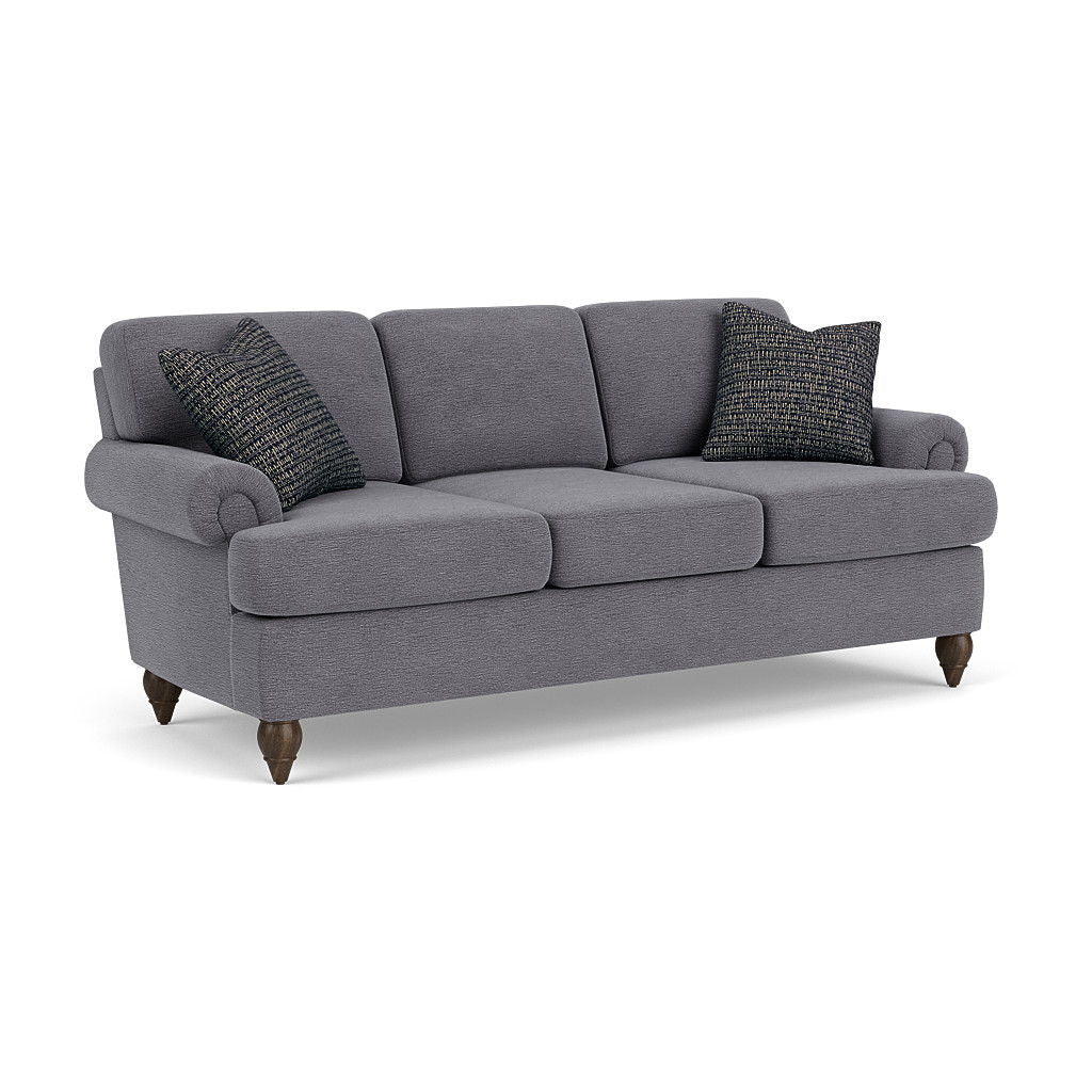 Moxy - Fabric Sofa, T-Shaped Seat Cushion, Rolled Arms
