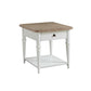 Turnberry Park - Rectangular End Table - Washed White