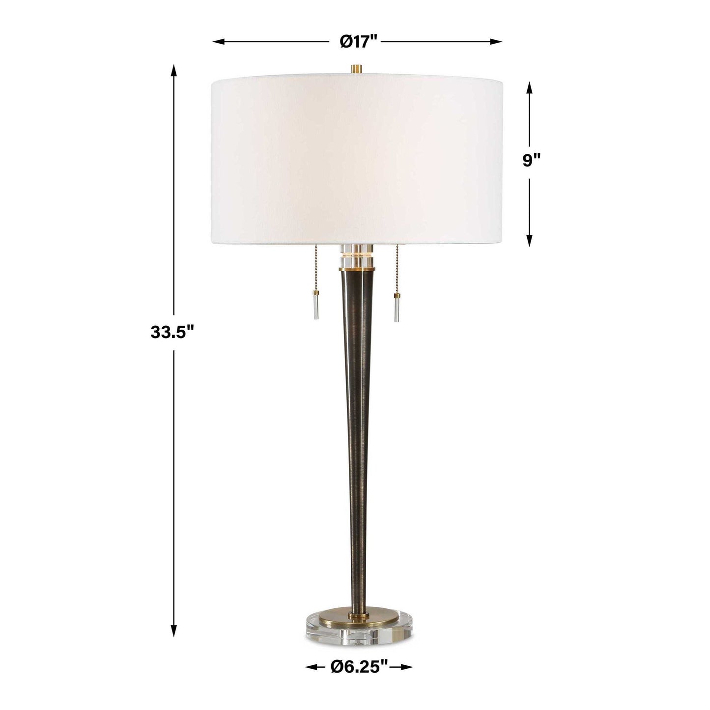 Winchester - Table Lamp - Brass,Bronze,Gold