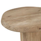 Tiernan - Reclaimed Oak Round Side Table - Woodtone