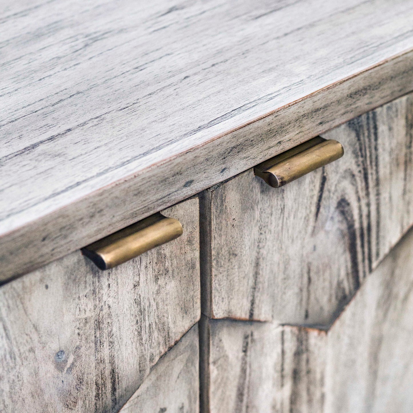 Catori - Console Cabinet - Smoked Ivory