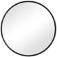 Belham - Round Iron Mirror - Black