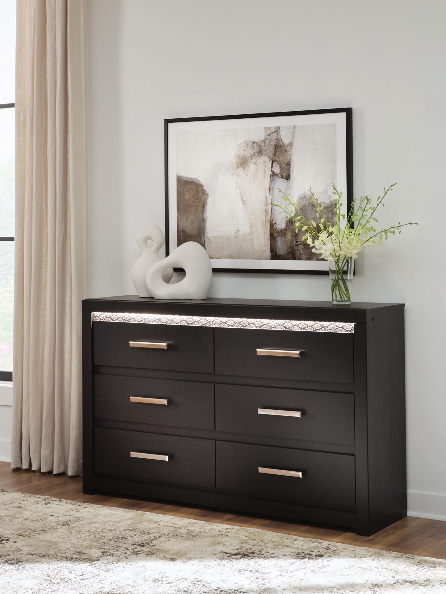 Brizmore - Six Drawer Dresser - Black