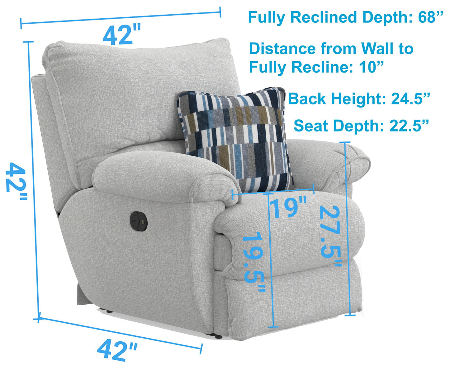 Lenny - Lay Flat Power Recliner