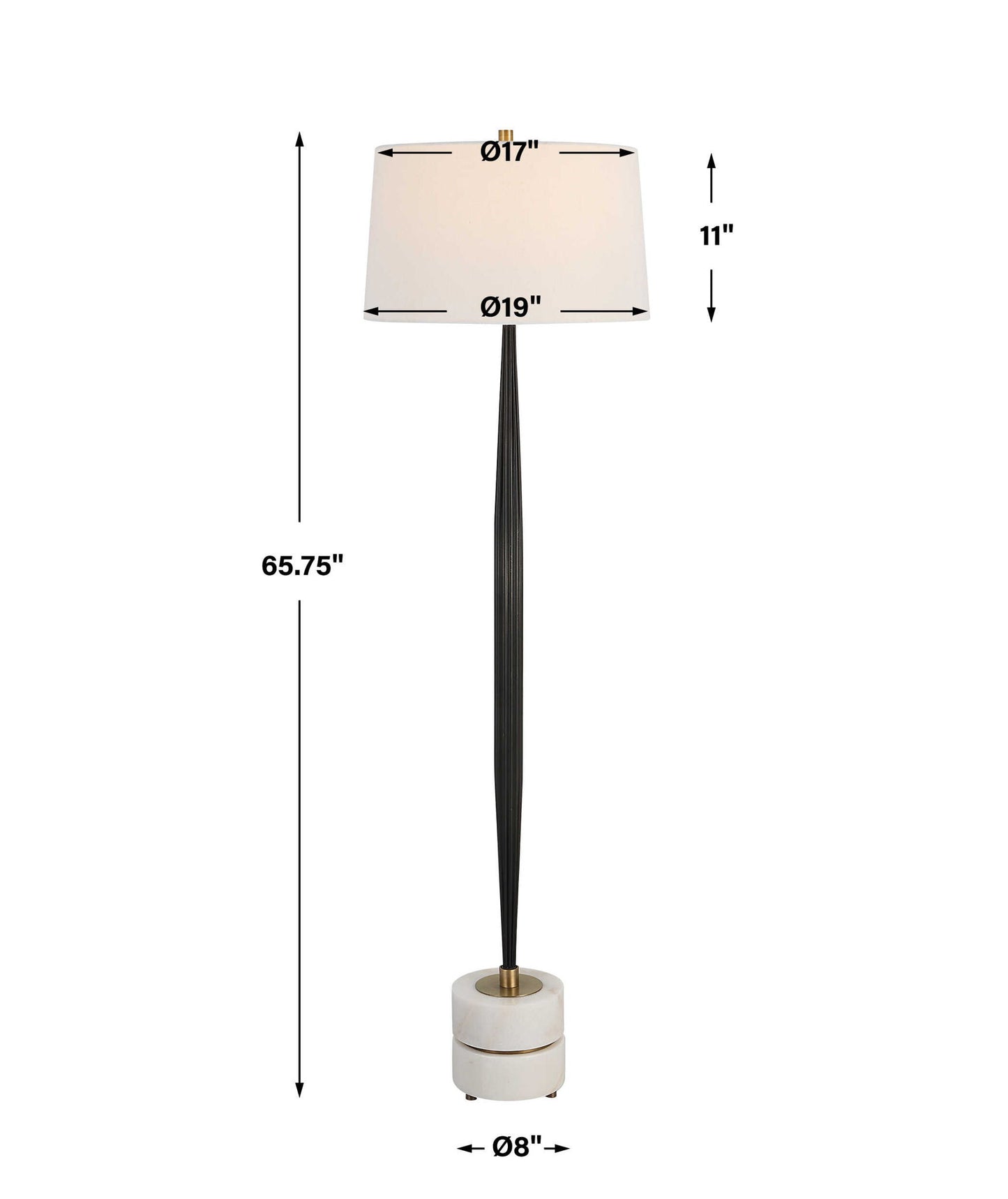 Miraz - Floor Lamp - Black