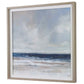 Distant Land - Framed Print - Blue