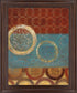 Medallion Mosaic - 28" x 34" Framed Wall Art - Blue
