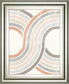 Over The Rainbow II By Moira Hershey - Framed Print Wall Art - Beige