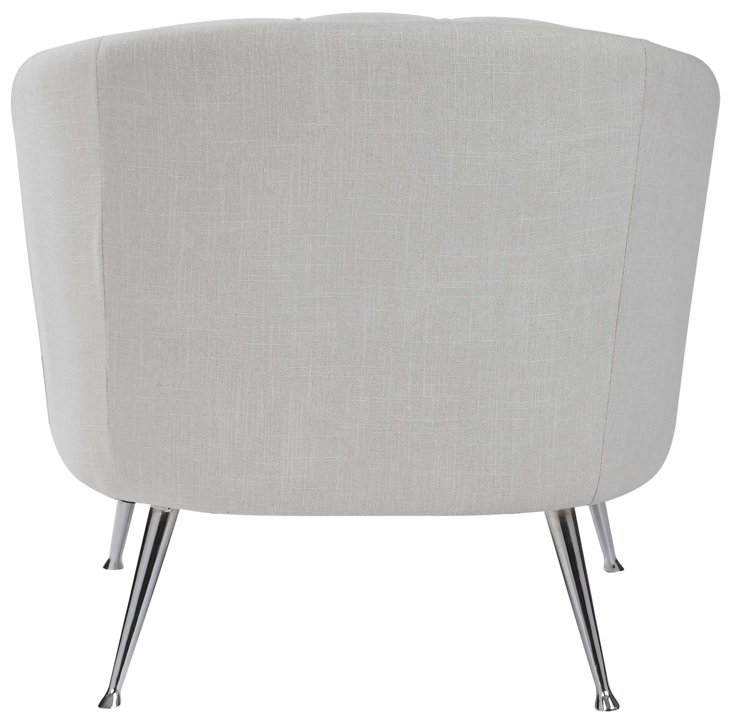 Janie - Mid-Century Accent Chair - White