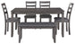 Bridson - RECT DRM Table Set (Set of 6) - Gray