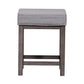 Tanners Creek - Upholstered Console Stool (Set of 3) - Dark Gray