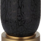 Spyglass - Wood Grain Table Lamp - Black