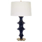 Coil - Sculpted Blue Table Lamp