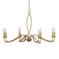 Corella - 8 Light Chandelier - Gold