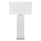 Pillar - Marble Table Lamp - White