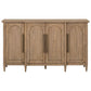 Pavilion - 4 Door Accent Cabinet - Natural