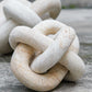 Limestone - Link Sculptures (Set of 2) - Beige