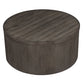Modern Farmhouse - Drum Cocktail Table - Dusty Charcoal