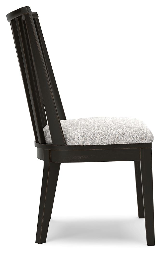 Galliden - Dining Upholstered Side Chair (Set of 2) - Black