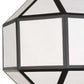 Hoi An - 4 Light Geometric Chandelier - Black
